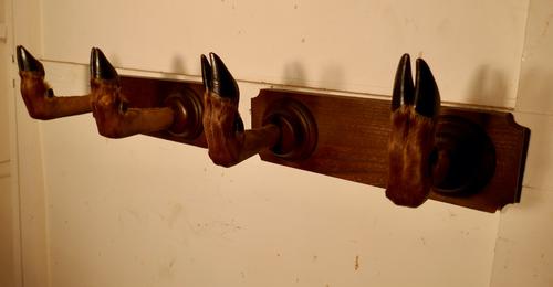 Pair of French Taxidermy Gun Rack Coat Hooks, Hunting Lodge (1 of 5) Pair of French Taxidermy Gun Rack Coat Hooks, Hunting Lodge (1 of 5)