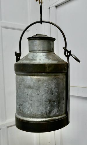 Large 19th Century Galvanised Metal Milk Churn with Iron Strapping (1 of 6) Large 19th Century Galvanised Metal Milk Churn with Iron Strapping (1 of 6)