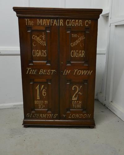 Victorian Humidor Painted For Cigar Store Display (1 of 9) Victorian Humidor Painted For Cigar Store Display (1 of 9)