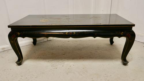 Painted & Lacquered Chinoiserie Coffee Table (1 of 9)