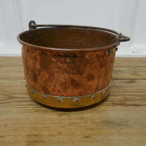 Beaten Copper & Brass Bucket Planter (1 of 4) Beaten Copper & Brass Bucket Planter (1 of 4)