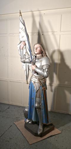 Life Size Sculpture, Joan of Arc From a French Cathedral (1 of 19) Life Size Sculpture, Joan of Arc From a French Cathedral (1 of 19)