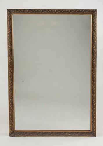 19th Century French Gilt Overmantle Mirror (1 of 1)