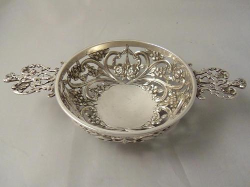 Antique Repousse Victorian Silver Dish 1900 (1 of 1)