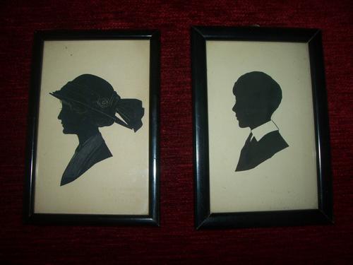 Pair of Silhouettes by Handrup (1 of 1) Pair of Silhouettes by Handrup (1 of 1)