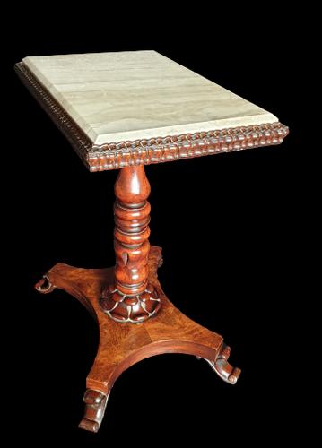 Exceptional William IV Occasional Table Marble Top (1 of 7) Exceptional William IV Occasional Table Marble Top (1 of 7)