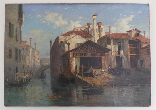 Stunning 19th Century Venetian Scene, Oil On Canvas by Thomas Pyne (1 of 8) Stunning 19th Century Venetian Scene, Oil On Canvas by Thomas Pyne (1 of 8)