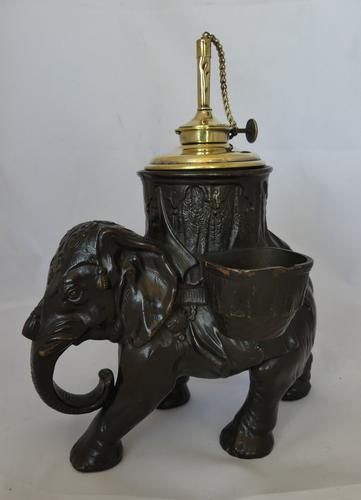 Unusual 19th Century Earthenware Elephant Table Lighter (1 of 6) Unusual 19th Century Earthenware Elephant Table Lighter (1 of 6)