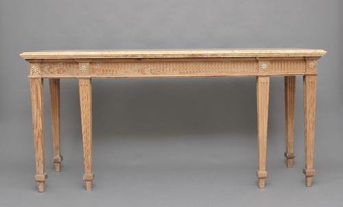 18th Century Pine & Marble Top Console Table c.1790 (1 of 1)