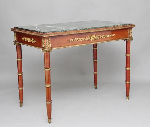 19th Century Mahogany & Ormolu Mounted Center Table (1 of 11)