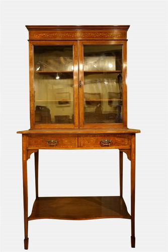 Mahogany & Marquetry Cabinet on Stand c.1900 (1 of 6) Mahogany & Marquetry Cabinet on Stand c.1900 (1 of 6)