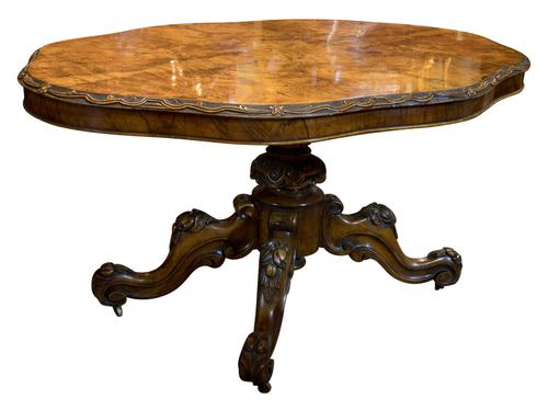Exceptional Burr Walnut Loo Table c.1860 (1 of 8) Exceptional Burr Walnut Loo Table c.1860 (1 of 8)