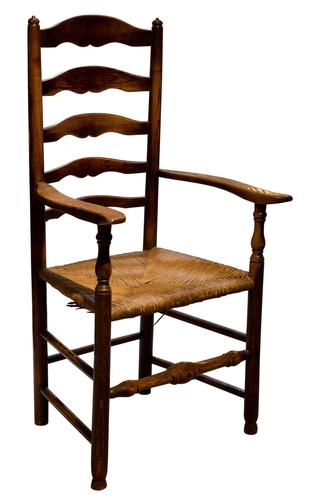 Ash Ladderback Armchair c.1850 (1 of 6) Ash Ladderback Armchair c.1850 (1 of 6)