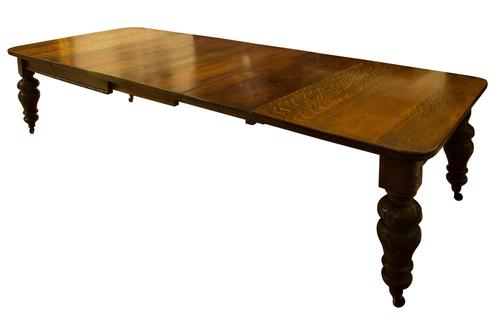 Oak Dining Table C1880 (1 of 5) Oak Dining Table C1880 (1 of 5)