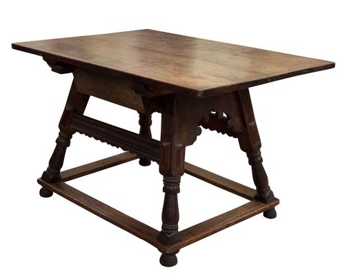 Swiss Cherrywood Marriage Table Dated 1804 (1 of 6) Swiss Cherrywood Marriage Table Dated 1804 (1 of 6)