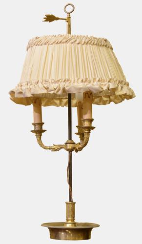 19th Century Gilt Bronze French Bouillote Lamp (1 of 1) 19th Century Gilt Bronze French Bouillote Lamp (1 of 1)