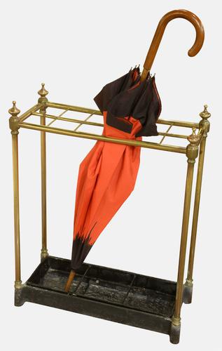 Victorian Brass Umbrella / Stick Stand (1 of 1) Victorian Brass Umbrella / Stick Stand (1 of 1)