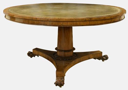 Circular Tilt-top Rosewood Library Table c.1830 (1 of 1) Circular Tilt-top Rosewood Library Table c.1830 (1 of 1)