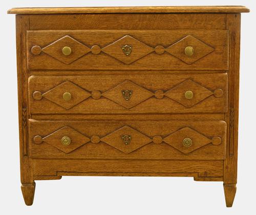 19th Century French Oak Miniature Commode (1 of 5) 19th Century French Oak Miniature Commode (1 of 5)