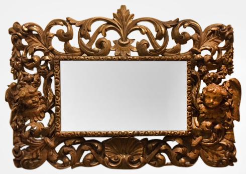 19th Century Baroque Style Mirror (1 of 1) 19th Century Baroque Style Mirror (1 of 1)