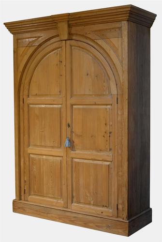 Pine Cupboard with Arched Doors (1 of 1) Pine Cupboard with Arched Doors (1 of 1)
