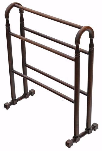 Victorian Beech Towel RAil Stand (1 of 1)