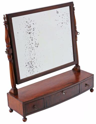 Mahogany Toilet Swing Dressing Table Mirror C.1825 (1 of 1)