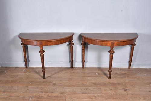 Pair of 19th Century Mahogany Console Tables (1 of 4) Pair of 19th Century Mahogany Console Tables (1 of 4)