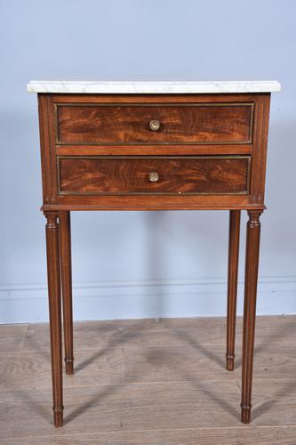 19th Century French Empire Marble Top Lamp Table (1 of 4) 19th Century French Empire Marble Top Lamp Table (1 of 4)