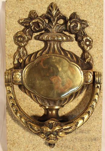 Antique Cast Brass Door Knocker (1 of 1) Antique Cast Brass Door Knocker (1 of 1)