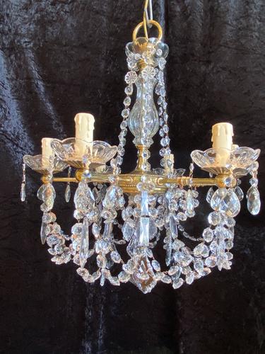 A Six Light Strasbourg Antique Chandelier (1 of 15) A Six Light Strasbourg Antique Chandelier (1 of 15)