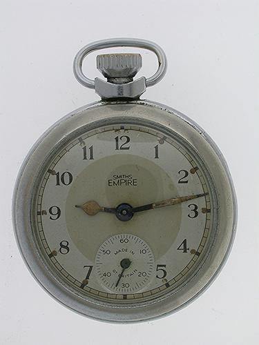 Steel Smiths Empire Pin Lever Open Face Pocket Watch English 1960 La84733 Loveantiques Com