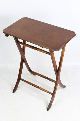 Edwardian Folding Butlers Stand / Side Table (1 of 13)