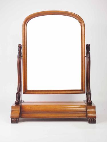 Victorian Mahogany Dressing Table Mirror or Toilet Mirror (1 of 1)