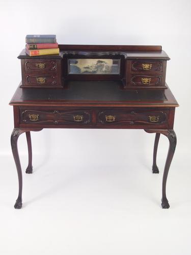 Antique Victorian Mahogany Desk (1 of 1)