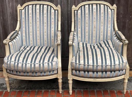 Pair of French Bergere Armchairs (1 of 11)