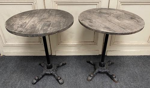 Pair of Cast Iron Tables c.1890 (1 of 10)