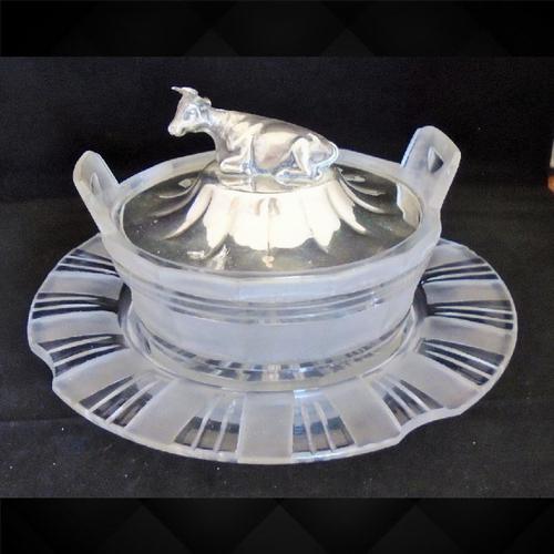 Silver Cow Lidded Butter Dish (1 of 15) Silver Cow Lidded Butter Dish (1 of 15)