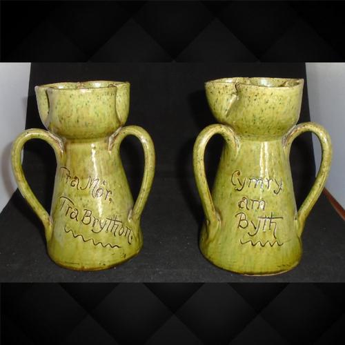 Pair of Ewenny Hyacinth Vases (1 of 15)