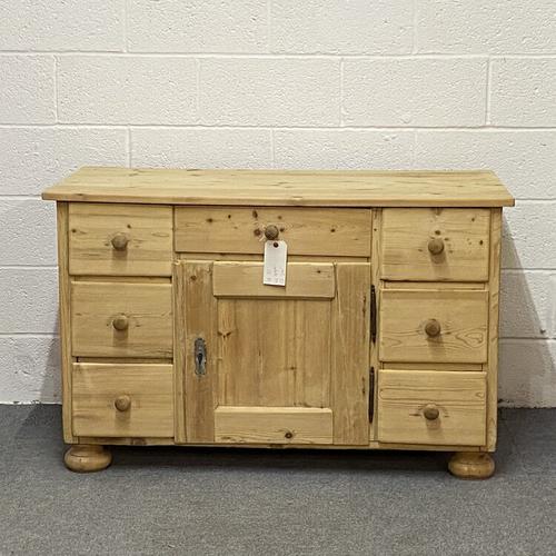 Large Old Pine Sideboard with Drawers c.1910 (1 of 6)