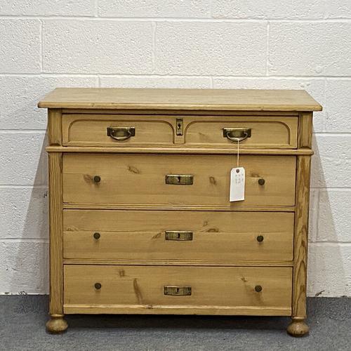 Antique Pine Chest of Drawers C.1920 (1 of 6)