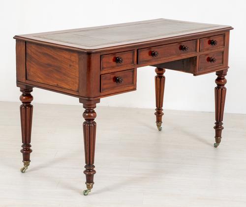 Victorian 5 Drawer Mahogany Writing Table (1 of 7) Victorian 5 Drawer Mahogany Writing Table (1 of 7)