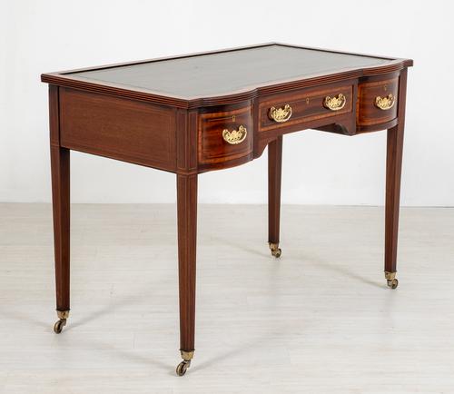 Edwards and Roberts Inlaid Mahogany Writing Table (1 of 9) Edwards and Roberts Inlaid Mahogany Writing Table (1 of 9)
