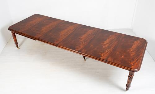 William IV Mahogany 5 Leg Extending Dining Table (1 of 8) William IV Mahogany 5 Leg Extending Dining Table (1 of 8)
