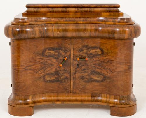 Stunning French Walnut Art Deco Side Cabinet c.1930 (1 of 1) Stunning French Walnut Art Deco Side Cabinet c.1930 (1 of 1)