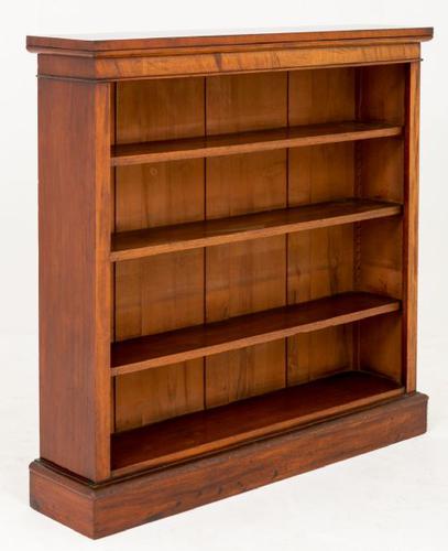 Victorian Mahogany Open Bookcase (1 of 1)