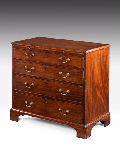 George III period mahogany chest incorporating a slide (1 of 1)