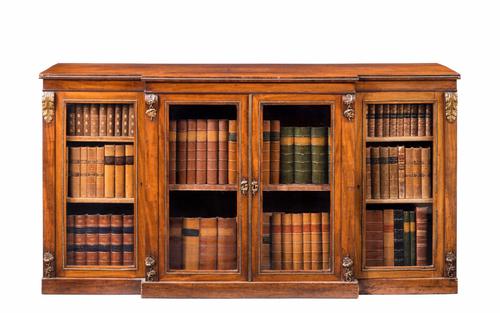 Mid 19th Century Well Figured Mahogany Breakfront Side Cabinet (1 of 1) Mid 19th Century Well Figured Mahogany Breakfront Side Cabinet (1 of 1)