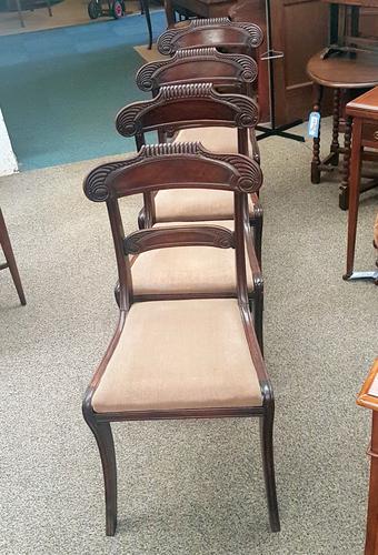 4 Antique Dining Chairs (1 of 5) 4 Antique Dining Chairs (1 of 5)