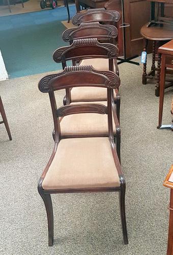 4 Antique Dining Chairs (1 of 5)